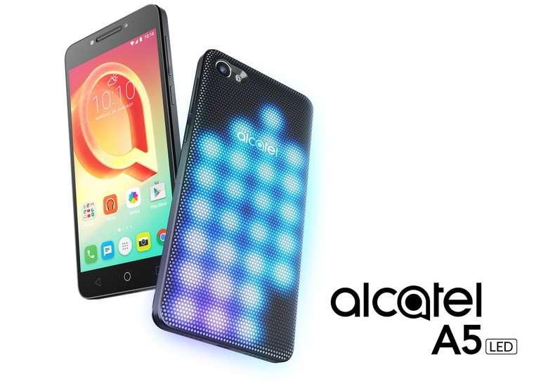 Alcatel lance l'A5 LED, premier smartphone interactif recouvert de DEL dans le monde
