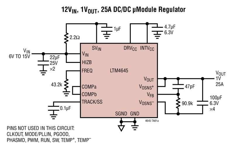 R�gulateur �Module 25A, acceptant une redondance N+1 qui assure la disponibilit� de puissance en cas de dysfonctionnements