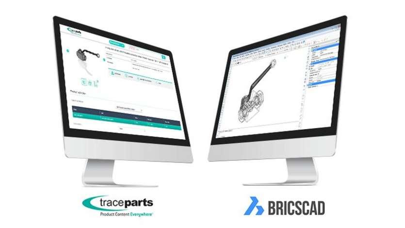 Le format BricsCAD� est disponible depuis la plateforme de contenu CAO TraceParts