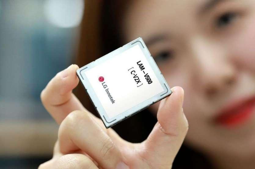 LG Innotek pr�sente le module C-V2X bas� sur la communication mobile via LTE