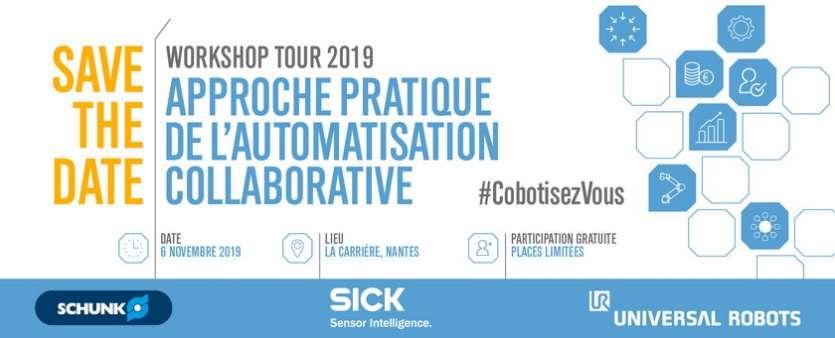 En Pays de la Loire, SICK, SCHUNK et Universal Robots viennent parler robotique collaborative