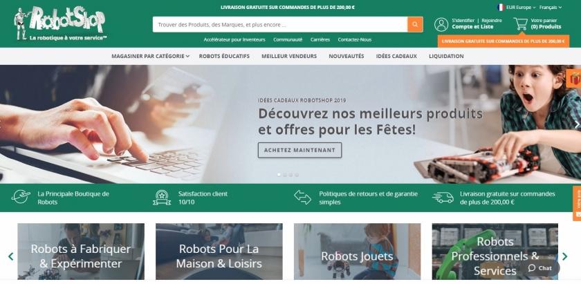 RobotShop �tend ses activit�s aux Pays-Bas et � la Belgique