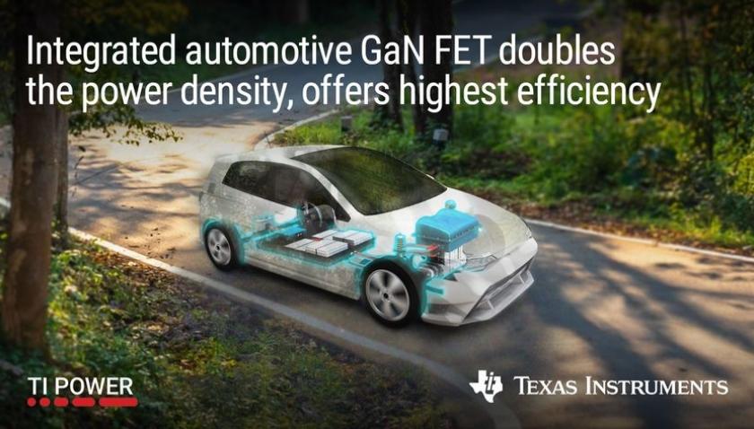TI lance les tout premiers transistors � effet de champ au nitrure de gallium d�di�s � l�automobile avec pilote, protection et gestion active de la puissance int�gr�s