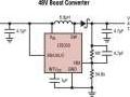 Convertisseur DC/DC �l�vateur, SEPIC, inverseur, 60V, 1A, 2MHz, courant repos IQ = 6�A