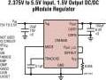 R�gulateur �Module, 10A, 2,375V � 5,5V en entr�e, avec un rendement de 91%-95%, pour une temp�rature ambiante jusqu�� 85�C