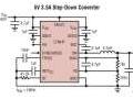 R�gulateur Silent Switcher, abaisseur, synchrone, 65V, 3,5A / 5A cr�te en sortie, rendement de 94% � 2MHz et tr�s faibles �missions IEM