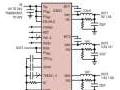 Triple convertisseur DC/DC, abaisseur, synchrone, 42V, rendement de 93%, fonctionne sur des tensions d�entr�e de 3V � 42V